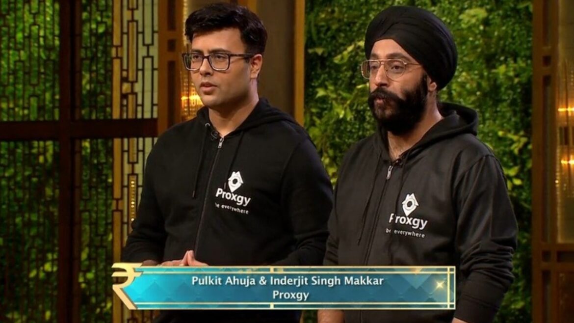 Proxgy Shark Tank India Season 1 Got 1 crore Funding in Exchange of 10% Equity by Ashneer Grover and Peyush Bansal. Proxgy Shark Tank India Season 1 Got 1 crore Funding in Exchange of 10% Equity by Ashneer Grover and Peyush Bansal.