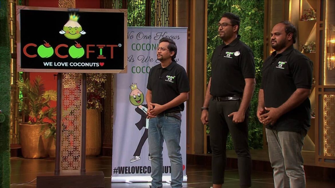 Cocofit Shark Tank India Season 1 Got 5 Funding in Exchange of 5% Equity by Aman Gupta, Namita Thapar and Anupam Mittal. Cocofit Shark Tank India Season 1 Got 5 Funding in Exchange of 5% Equity by Aman Gupta, Namita Thapar and Anupam Mittal.