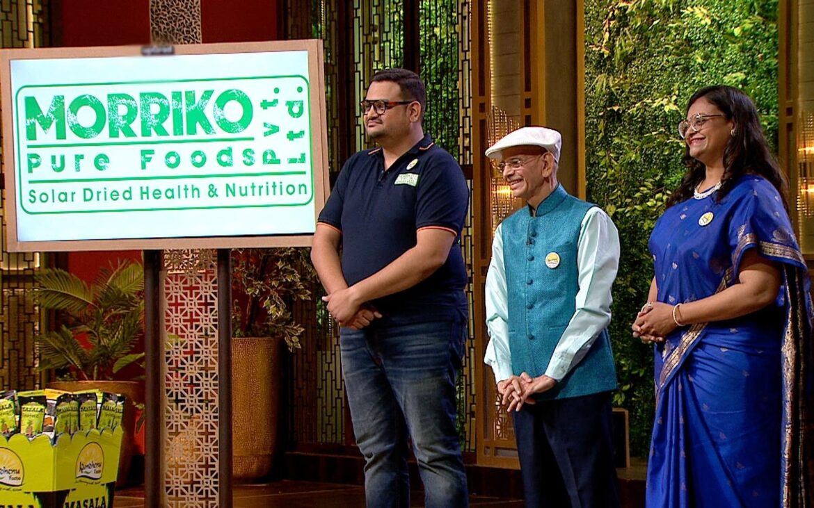 Morikko Pure Foods Shark Tank India Season 1 Got No Deal from the sharks. Morikko Pure Foods Shark Tank India Season 1 Got No Deal from the sharks.