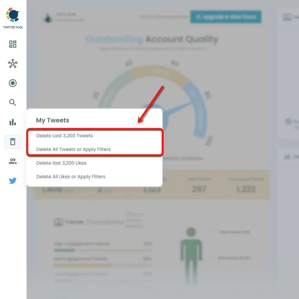 How to delete tweets using Circleboom