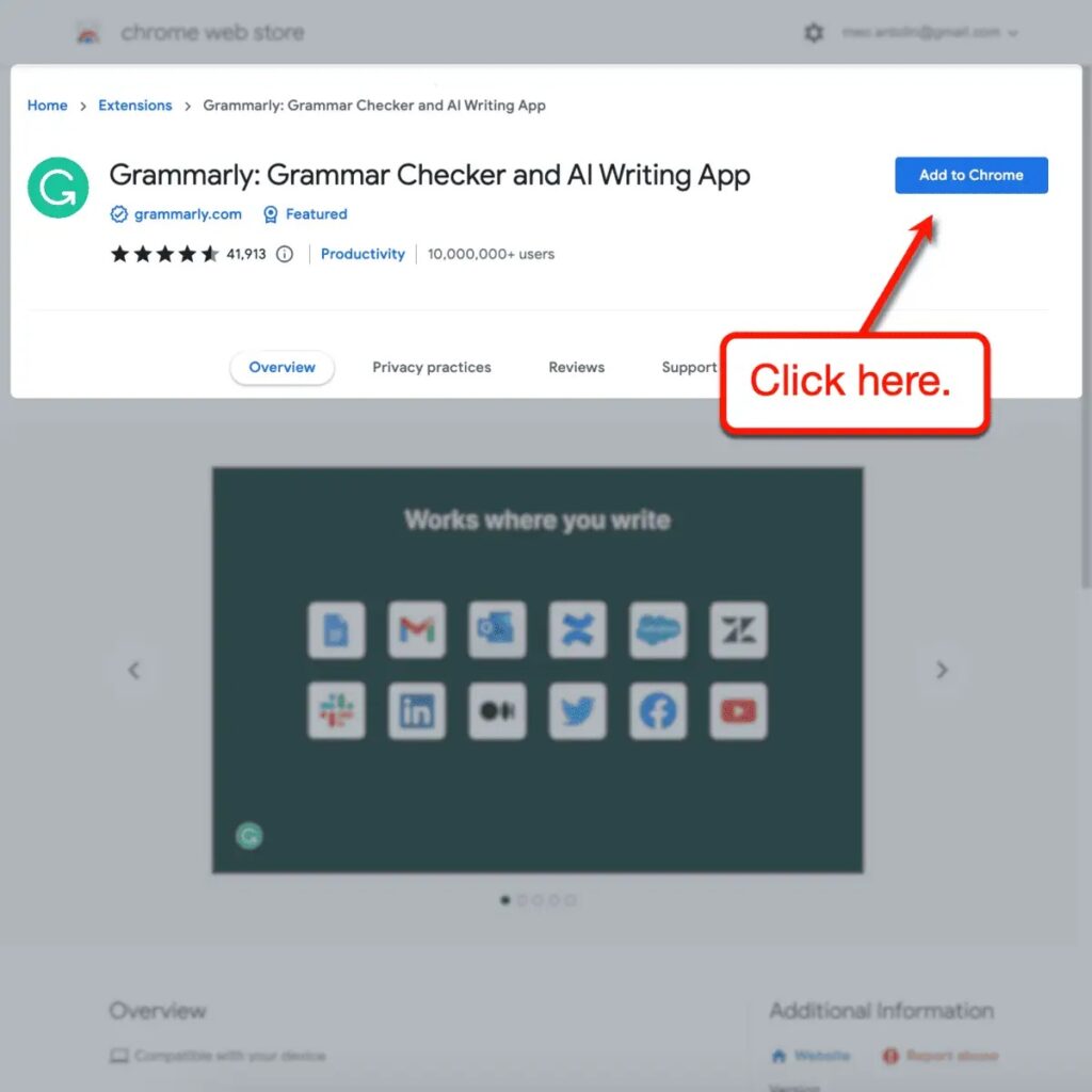 Grammarly Browser Extension