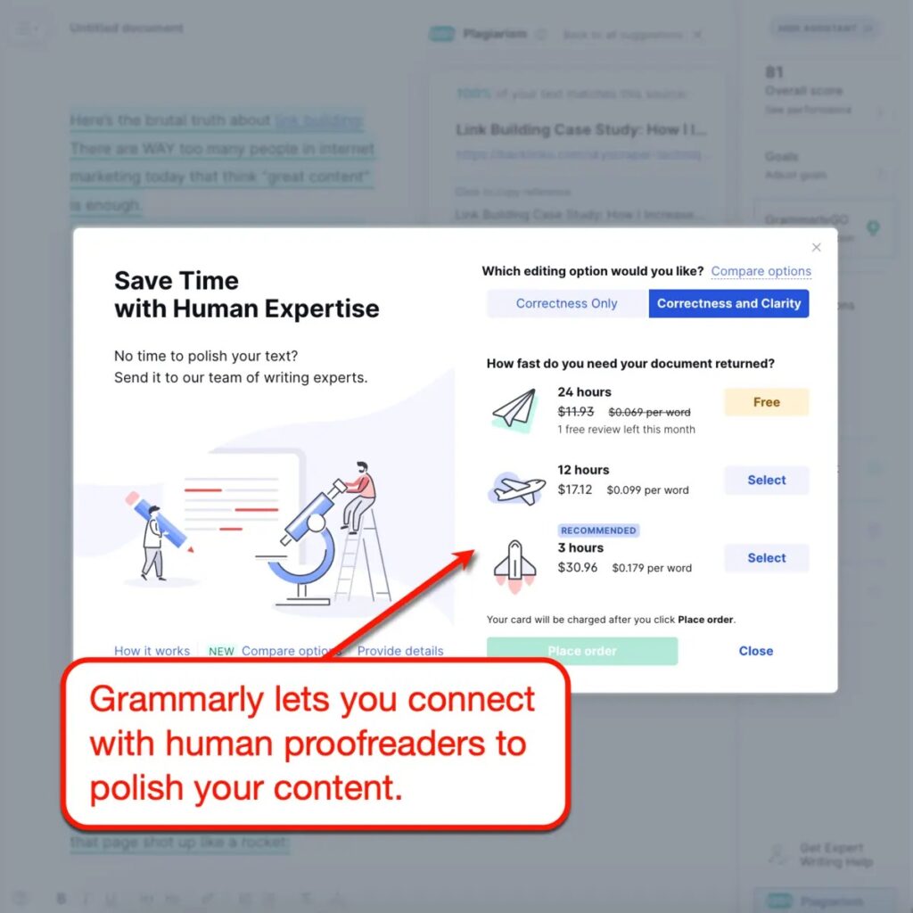 Grammarly Expert Writing Help