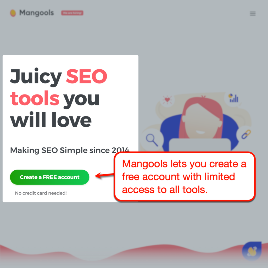 Mangools Free Account