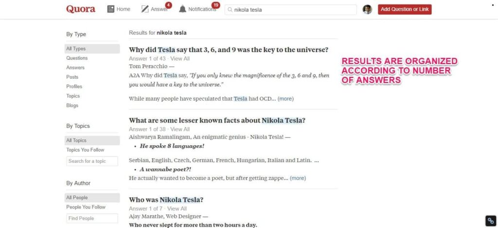 Quora Answers