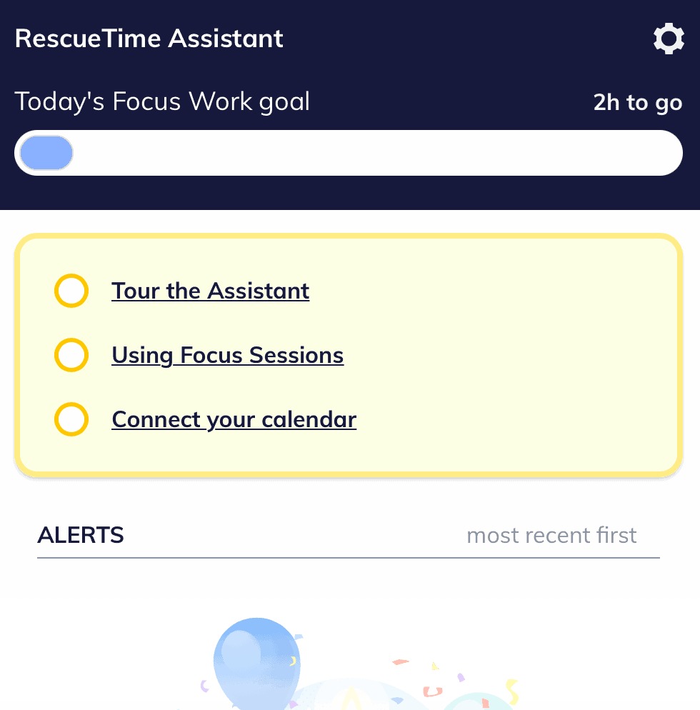 RescueTime Assistant