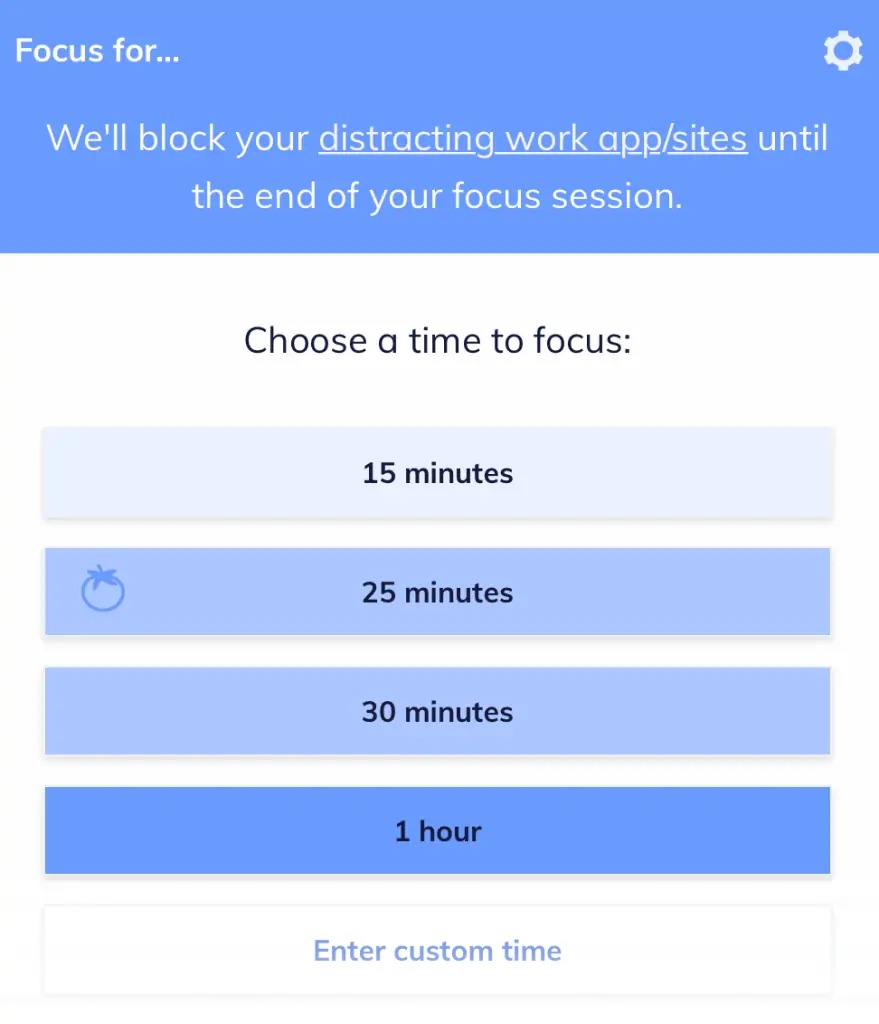 RescueTime Focus Timer