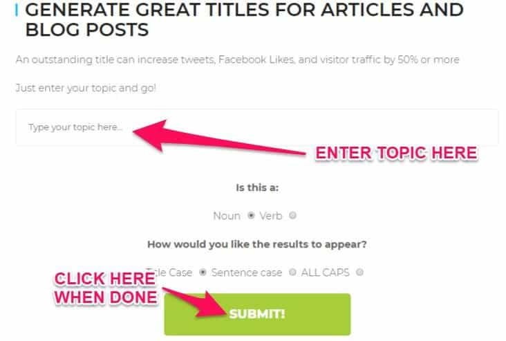 Tweak Your Biz Title Generator