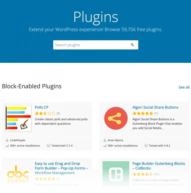 WordPress Plugin Library