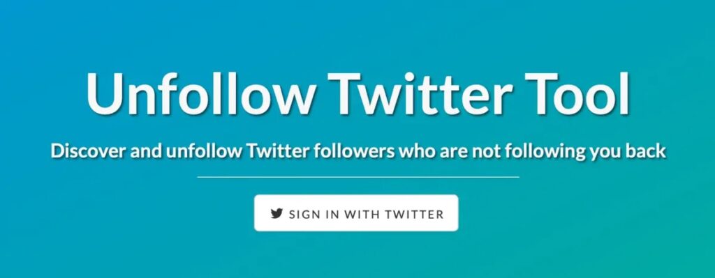 iUnfollow Twitter Tool